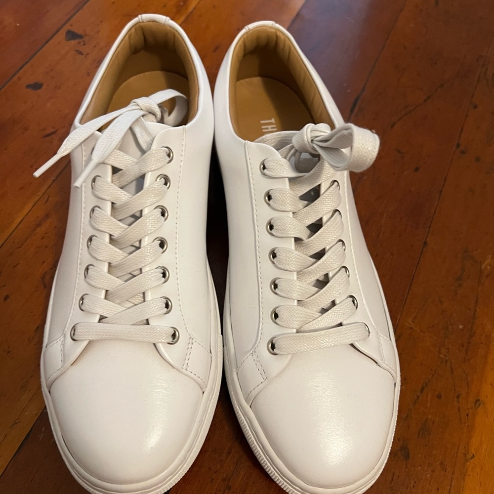 Thursday Boots White Leather Sneakers- Women’s Size 9
